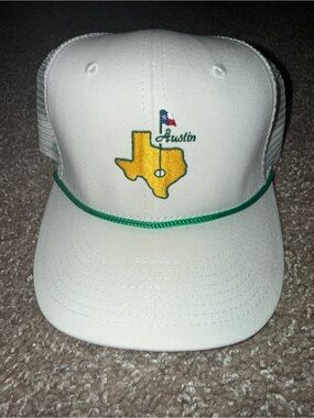 Austin Embroidered Yellow Texas Patch Trucker Hat